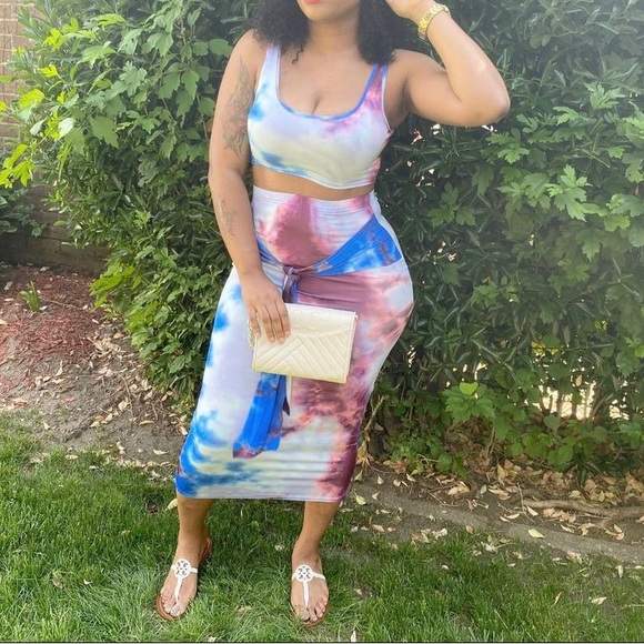 Boho Print Maxi Dress Evening Party Beach Bodycon Dresses - Picture 1 of 3